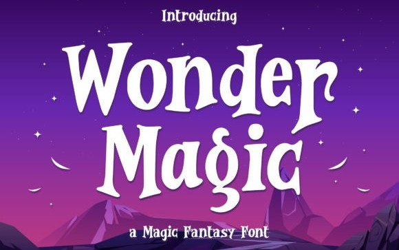 Wonder Magic Display Font