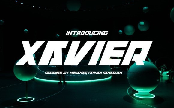 Xavier Display Font