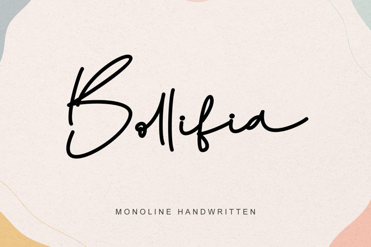 Bollifia Handwritten Font