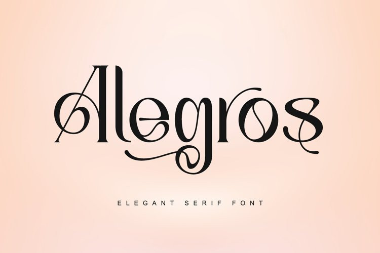 Alegros Serif Font