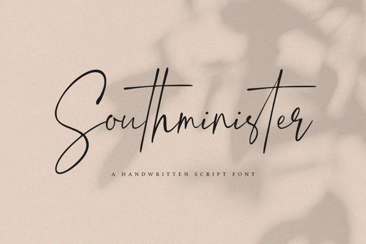 Southminister Handwritten Font