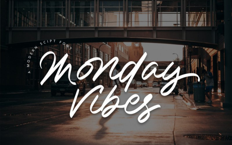 Monday Vibes Font
