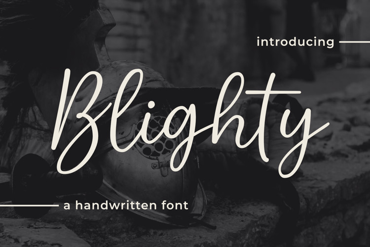 Blighty Script Font