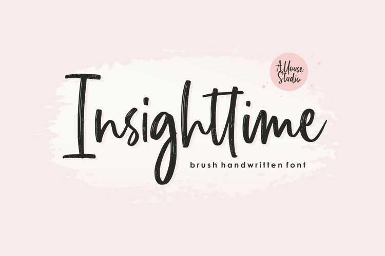 Insighttime Brush Font