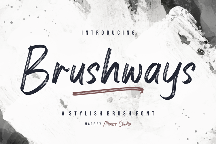 Brushways Font