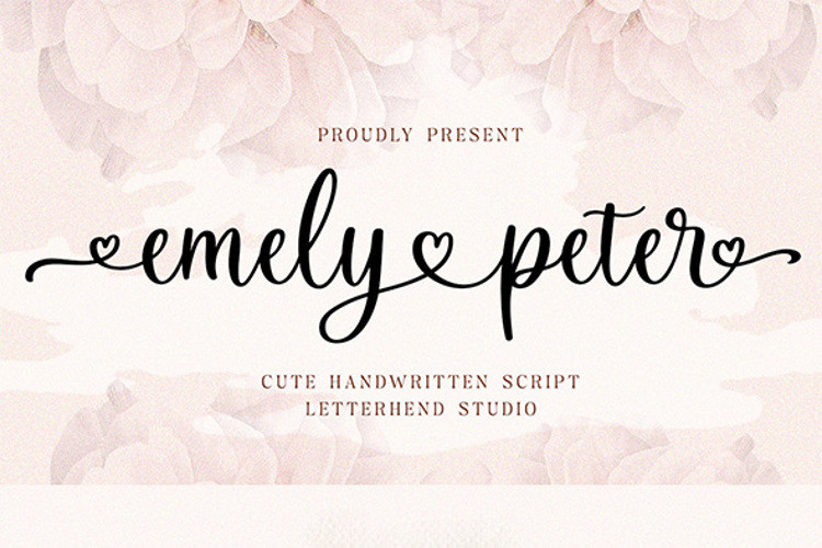Emely and Peter Calligraphy Font