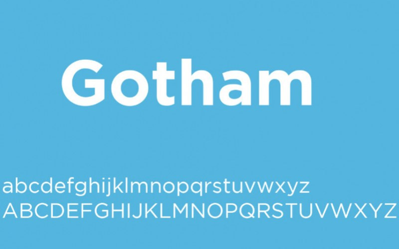 Gotham Black Font