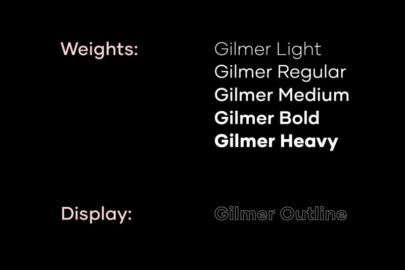 Gilmer Sans Serif Font