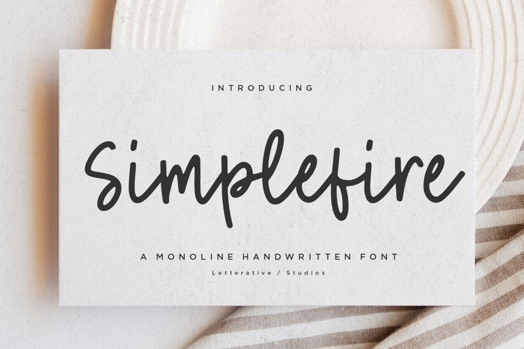 Simplefire Handwritten Font