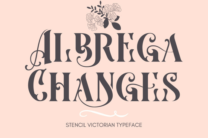 Albrega Changes Serif Font