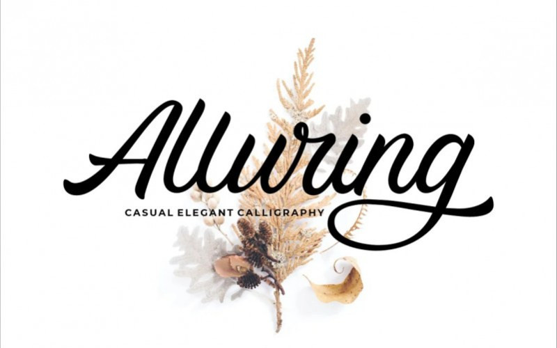 Alluring Calligraphy Font