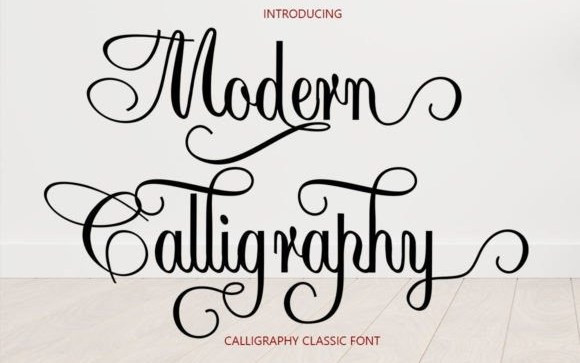 Modern Calligraphy Font