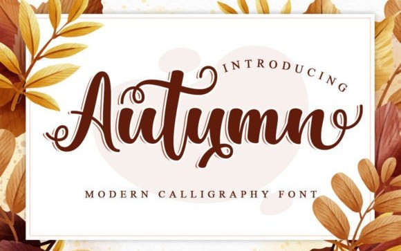Autumn Calligraphy Font