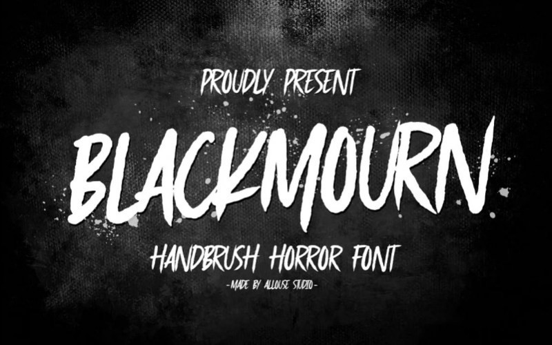 Blackmourn Display Font