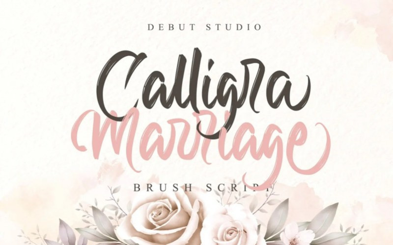 Calligra Marriage Brush Font
