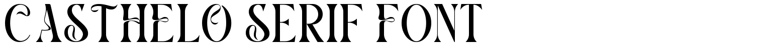 CASTHELO Serif Font