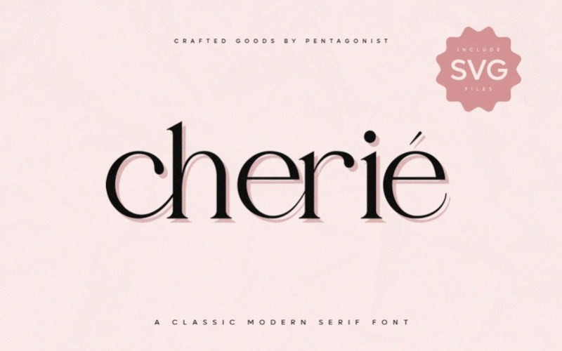 Cherie Serif Font