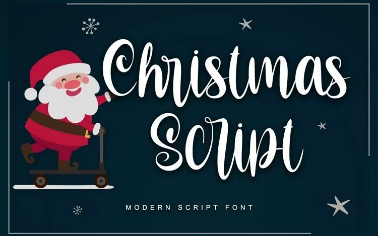 Christmas Script Typeface