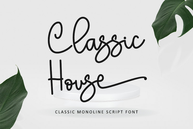 Classic House Handwritten Font