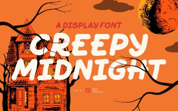 Creepy Midnight Font