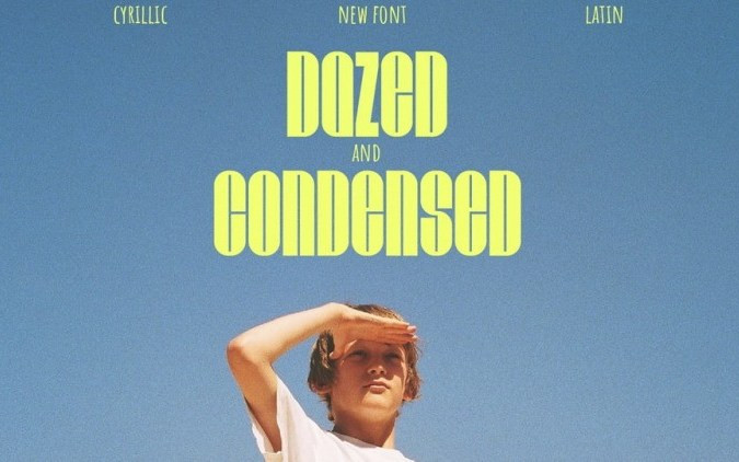 Dazed and Condensed Display Font