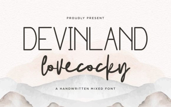 Devinland Lovecocky Display Font