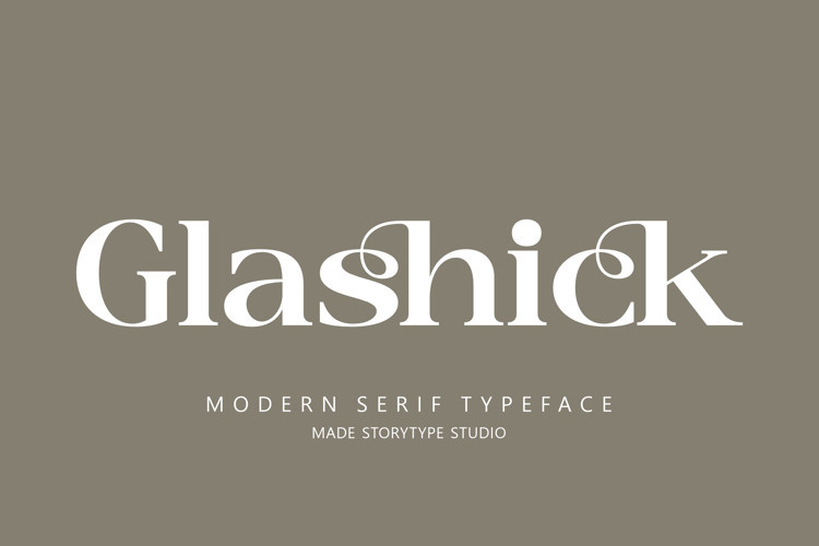 Glashick Serif Font