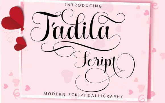 Fadila Calligraphy Font