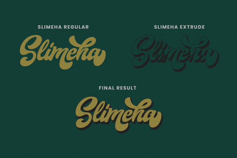 Slimeha Script Font