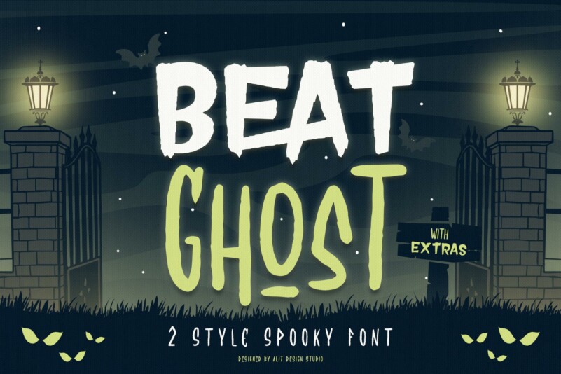 Beat Ghost One Display Font