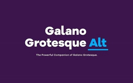 Galano Grotesque Sans Serif Font
