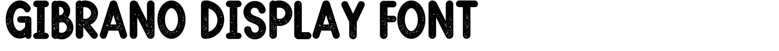 Gibrano Display Font