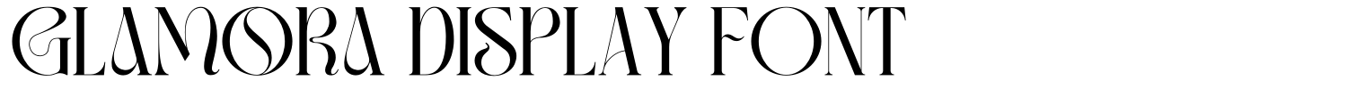 GLAMORA Display Font