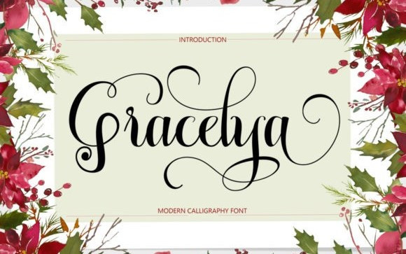Gracelya Calligraphy Font