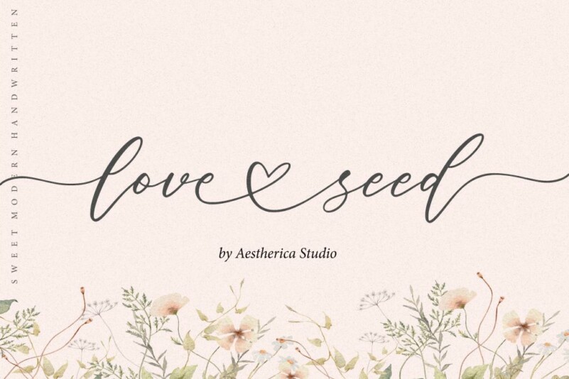 Love Seed Script Font