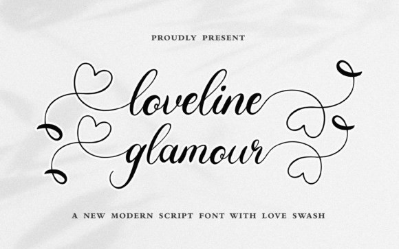 Loveline Glamour Calligraphy Font