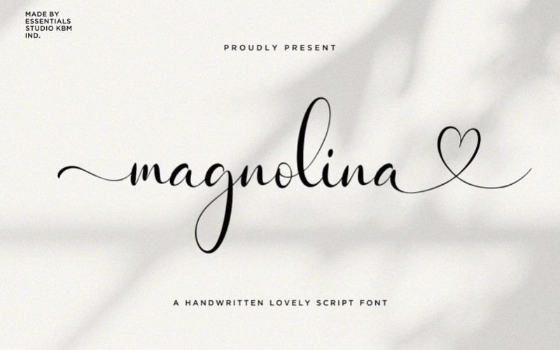 Magnolina Script Font