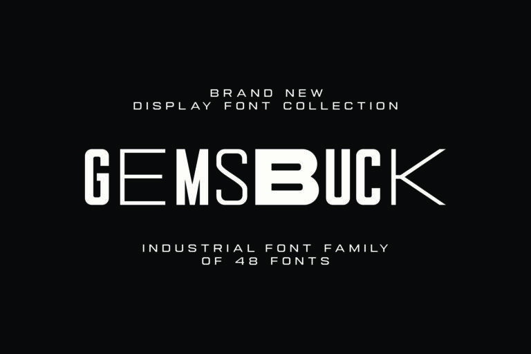 Gemsbuck Sans Serif Font