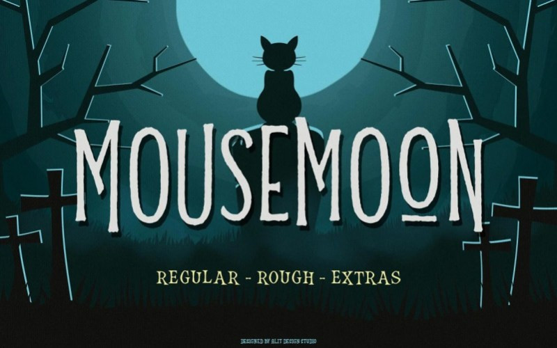 Mouse Moon Display Font