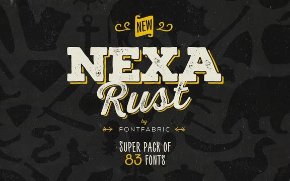 Nexa Rust Display Font