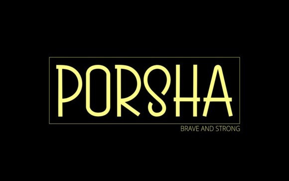 Porsha Display Font