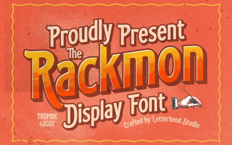 Rackmon Display Font