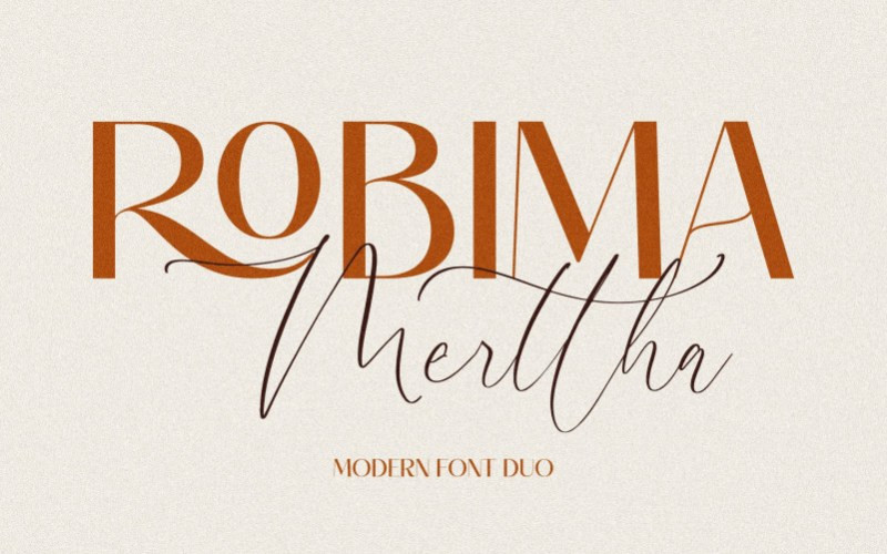 Robima Merttha Font Duo
