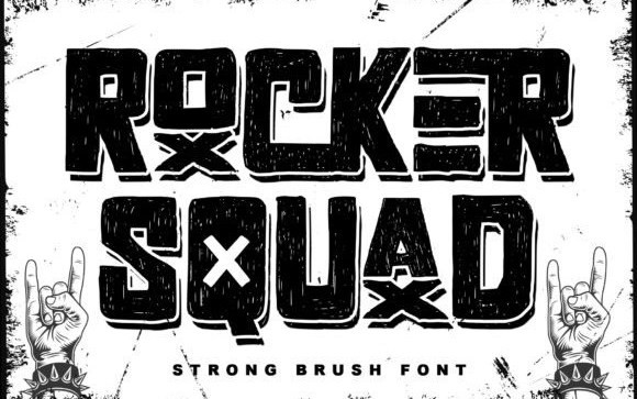 Rocker Squad Display Font