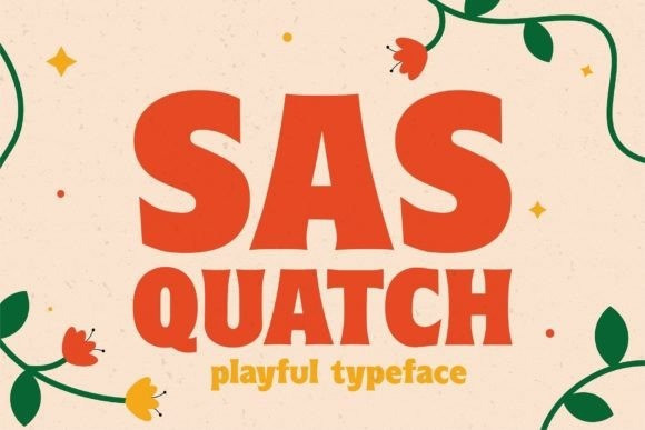 Sasquatch Display Font