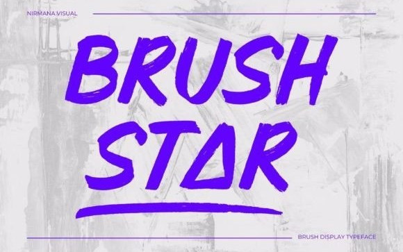 Brush Star Font