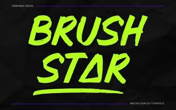 Brush Star Font