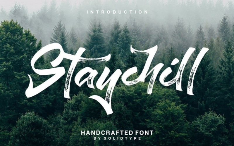 Stay Chill Brush Font