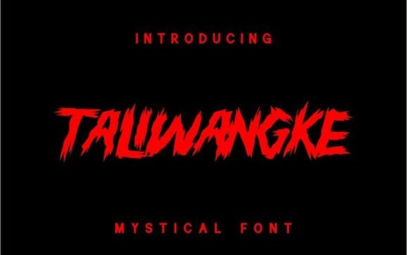 Taliwangke Display Font
