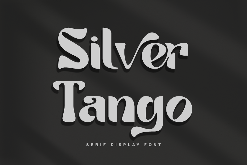 Tango Silver Display Font